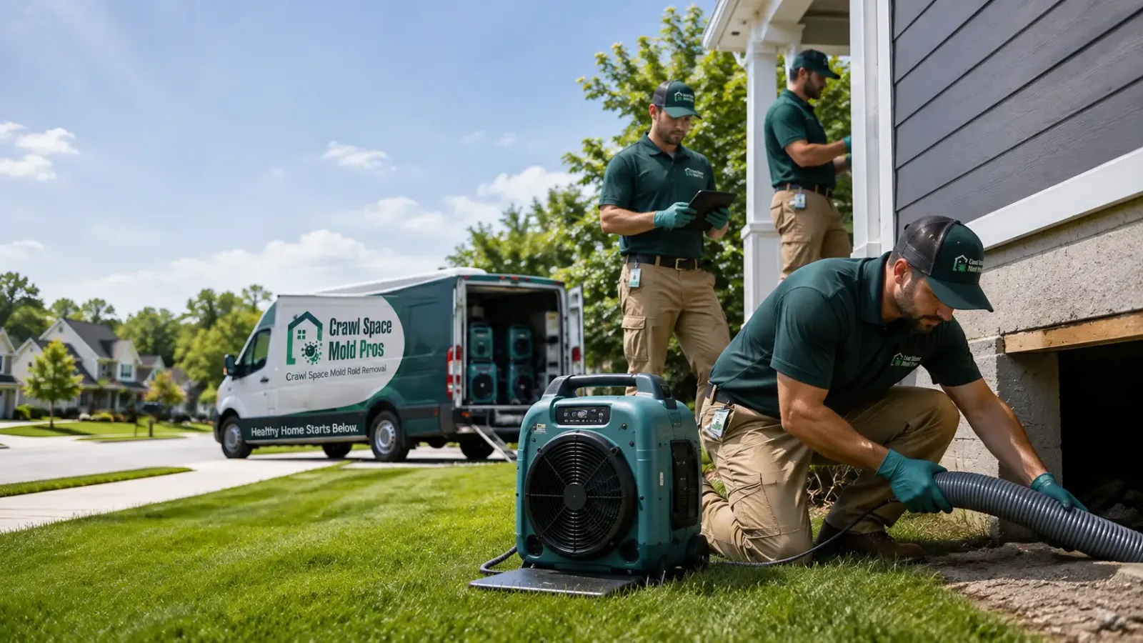Crawl Space Mold Removal in Rochdale, MA
